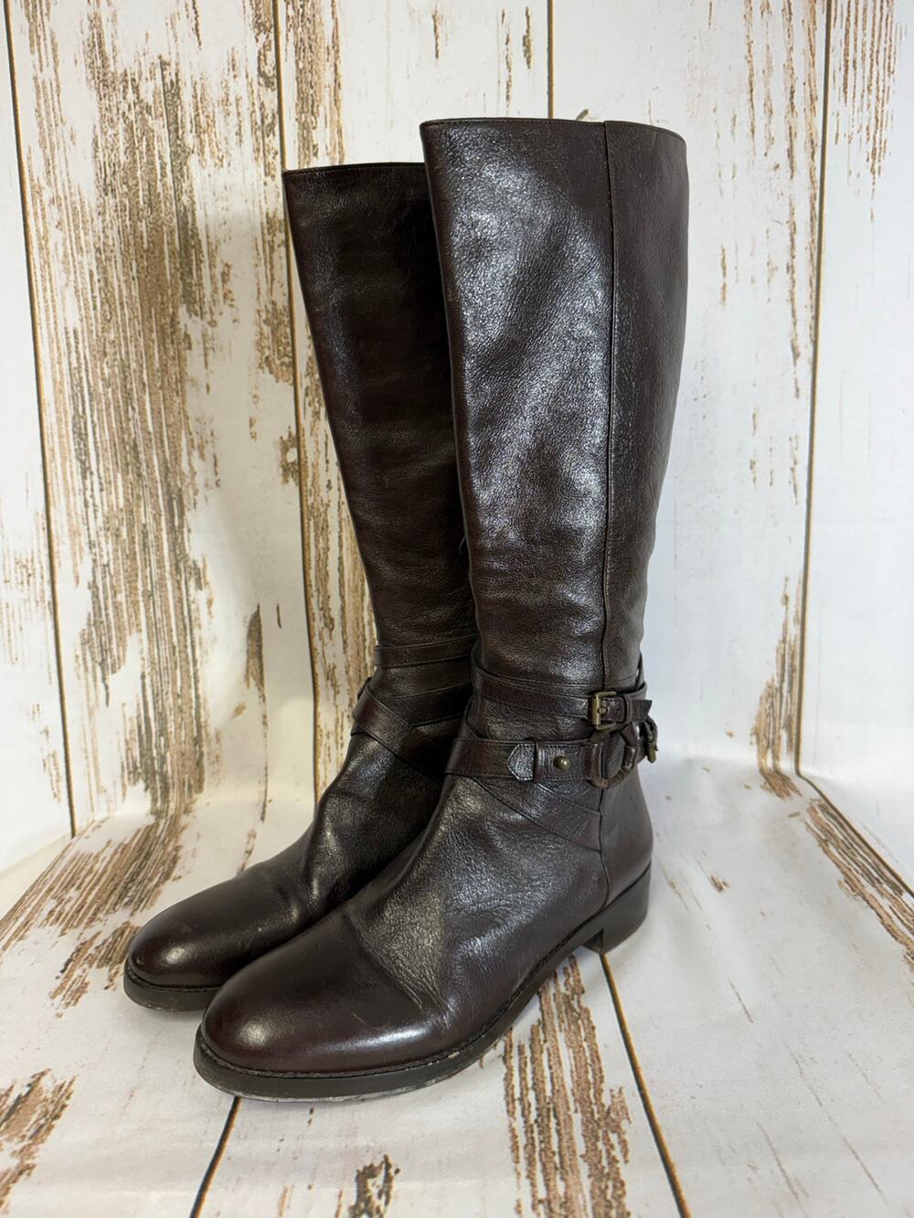 Via Spiga, Leather Upper and Lining Riding Boots. Size 11M. Excellent condition!
